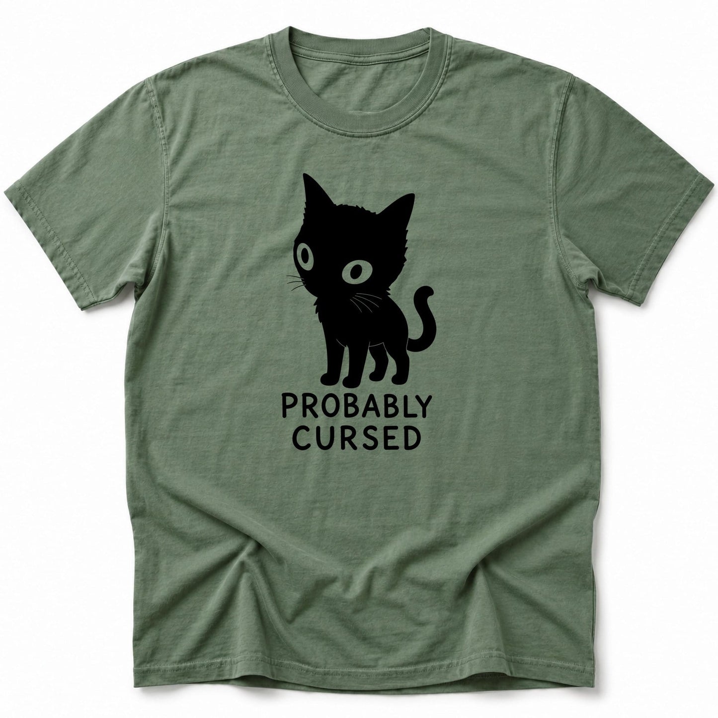Cursed Cat T-Shirt Moss / S 22016633280145132893 T-Shirt