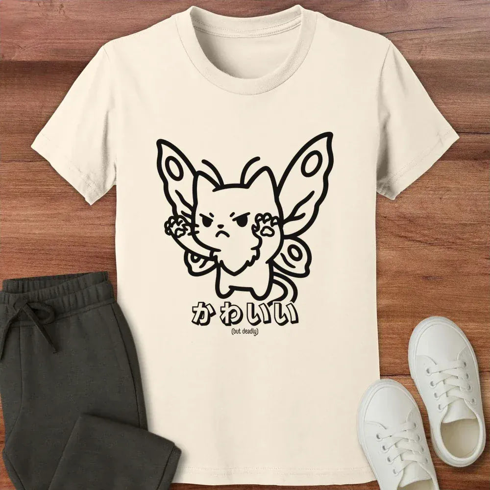 Cute But Deadly Kids Tee Natural / S 26217985388437459203 Kids clothes