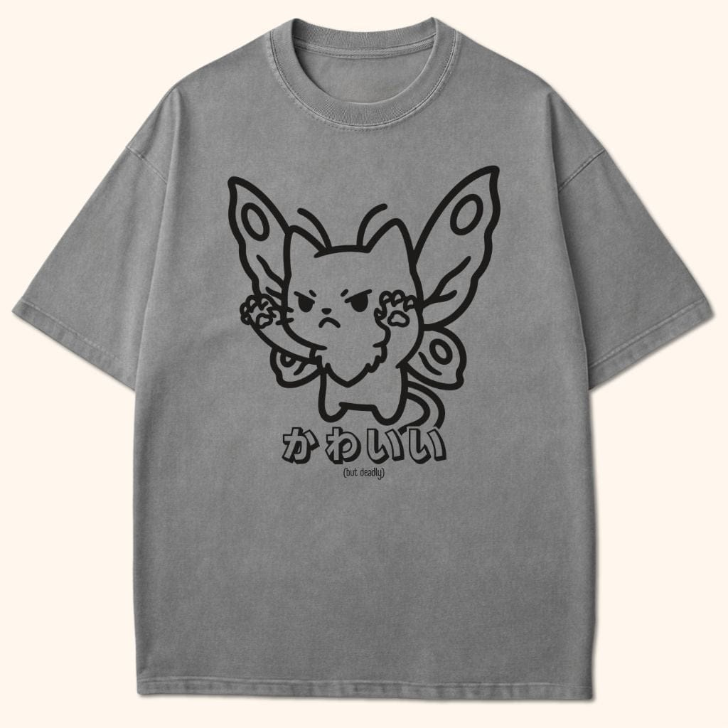Cute But Deadly T-Shirt Grey / S 11457453617675502977 T-Shirt
