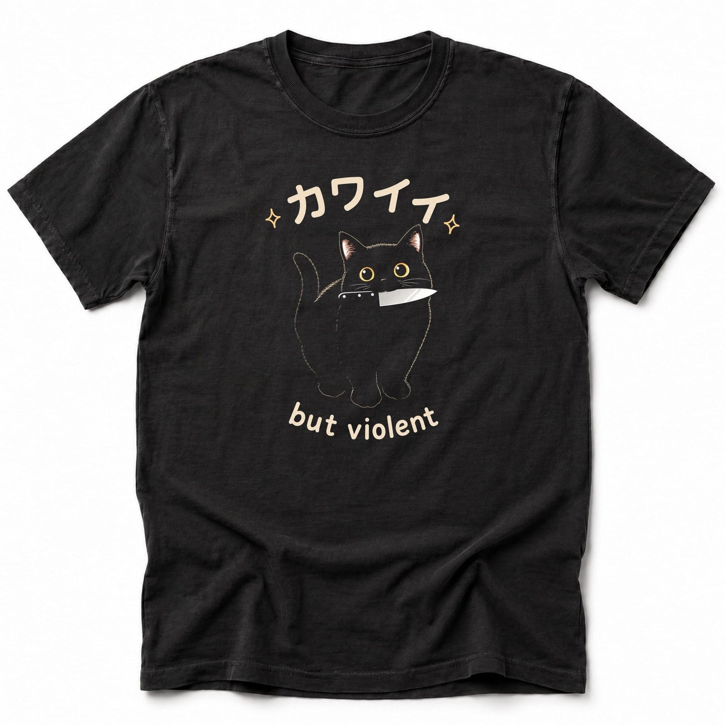 Cute But Violent T-Shirt Black / S 26810752042042711891 T-Shirt