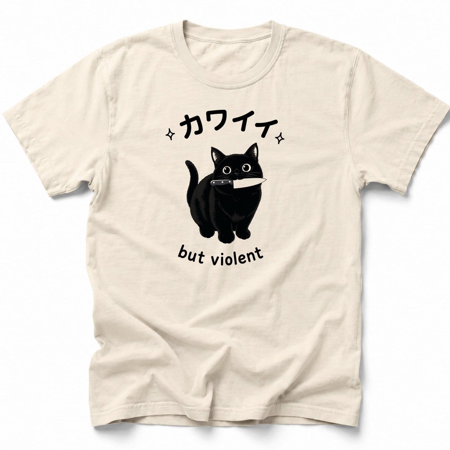 Cute But Violent T-Shirt Ivory / S 23102002736596034609 T-Shirt