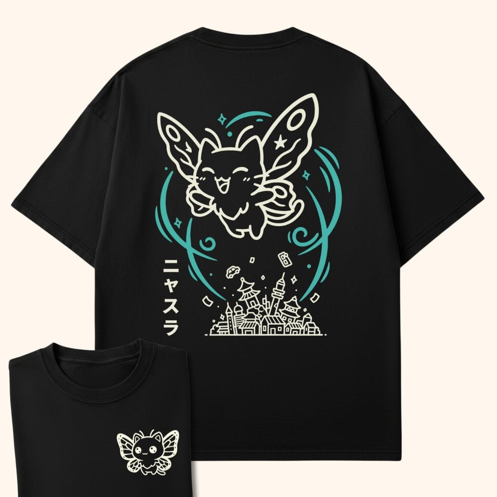 Cute Chaos Nyasura Back Black / S 31213446841353833068 T-Shirt