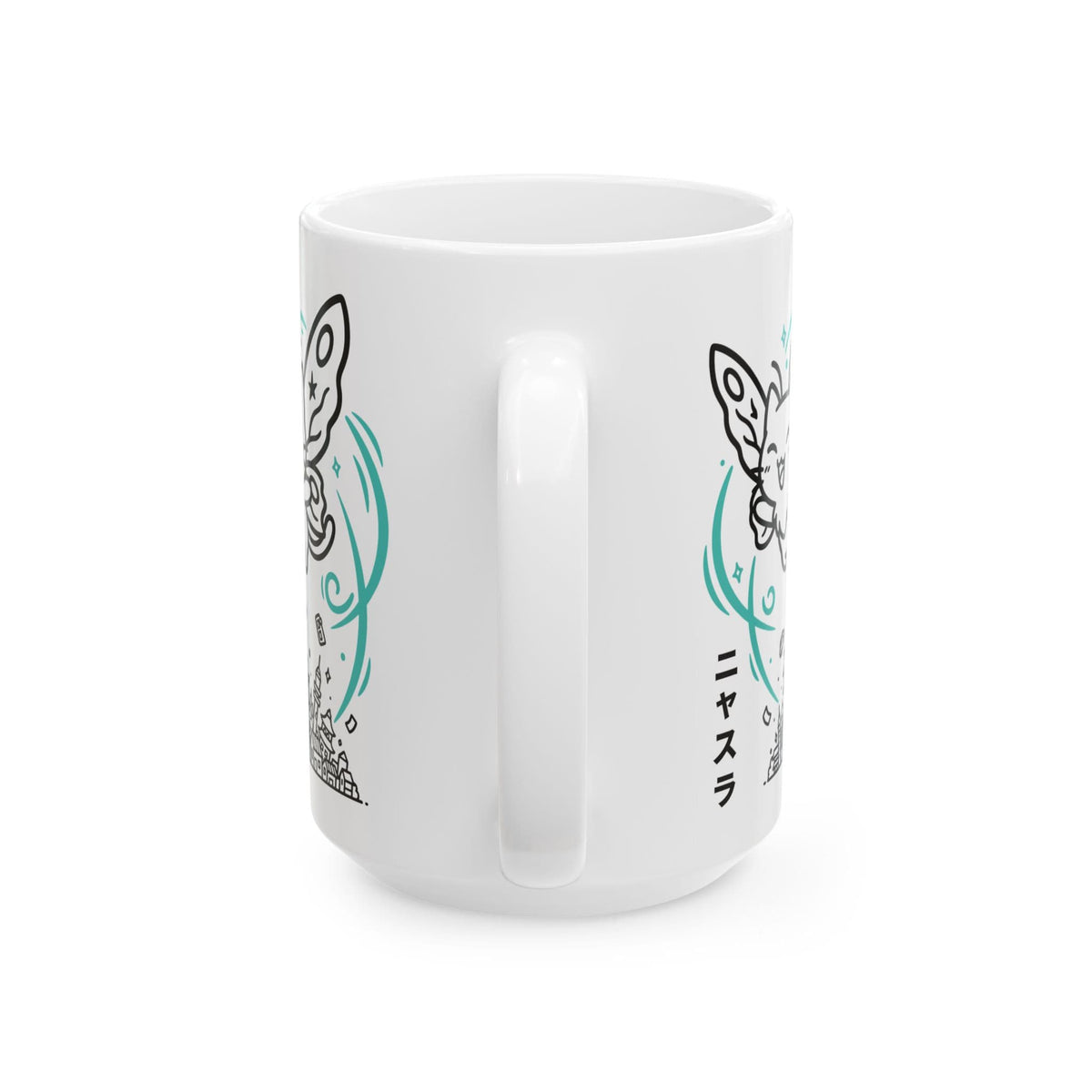 Cute Chaos Nyasura White Mug (15oz) 15oz 12016396711512415452 Mug