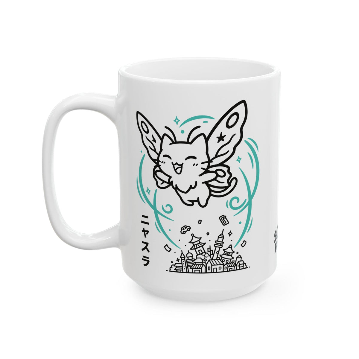 Cute Chaos Nyasura White Mug (15oz) 15oz 12016396711512415452 Mug