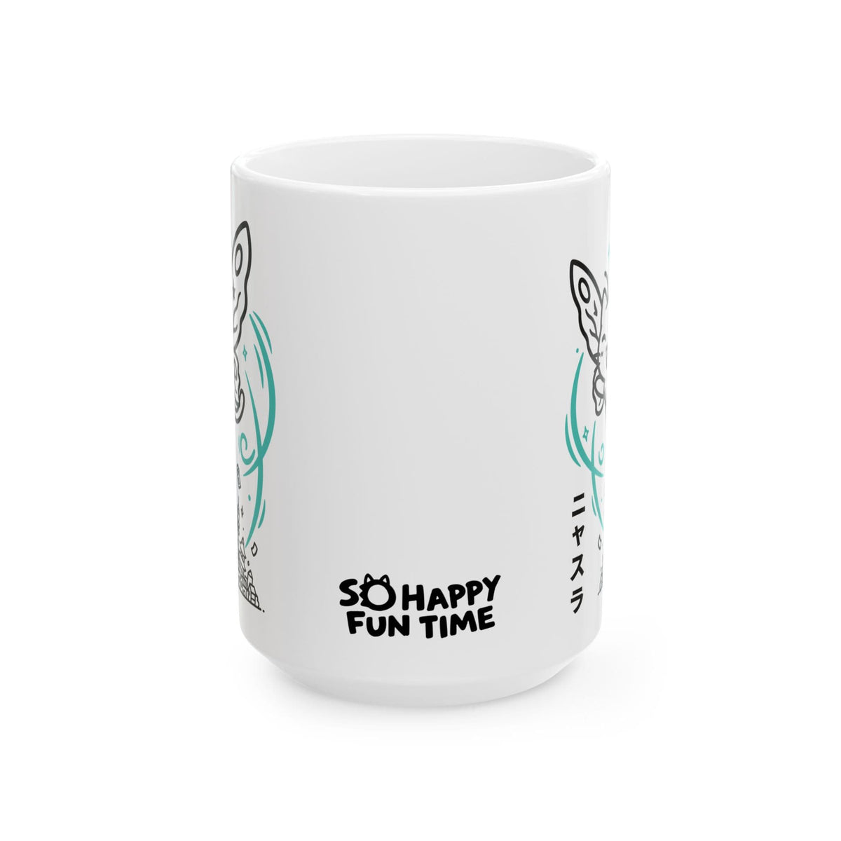 Cute Chaos Nyasura White Mug (15oz) 15oz 12016396711512415452 Mug