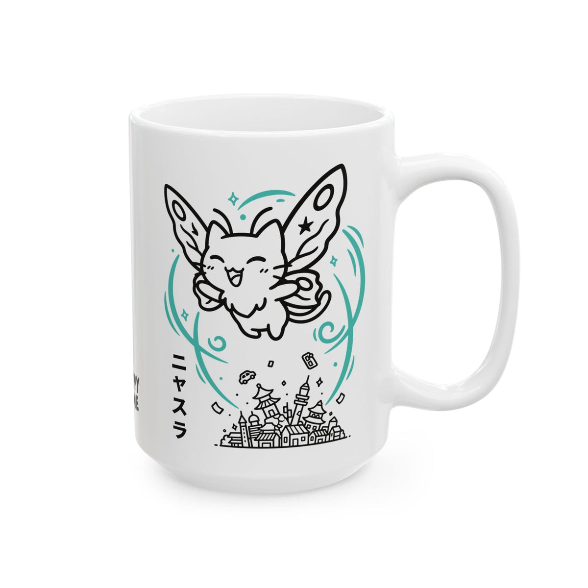 Cute Chaos Nyasura White Mug (15oz) 15oz 12016396711512415452 Mug