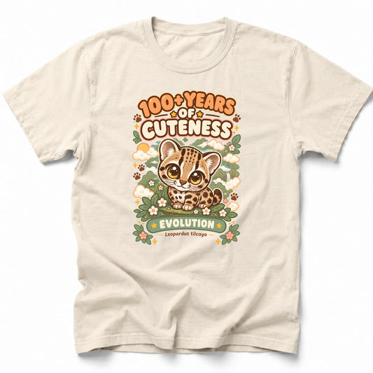 Cuteness Evolution T-Shirt Ivory / S 73801683610422842982 T-Shirt