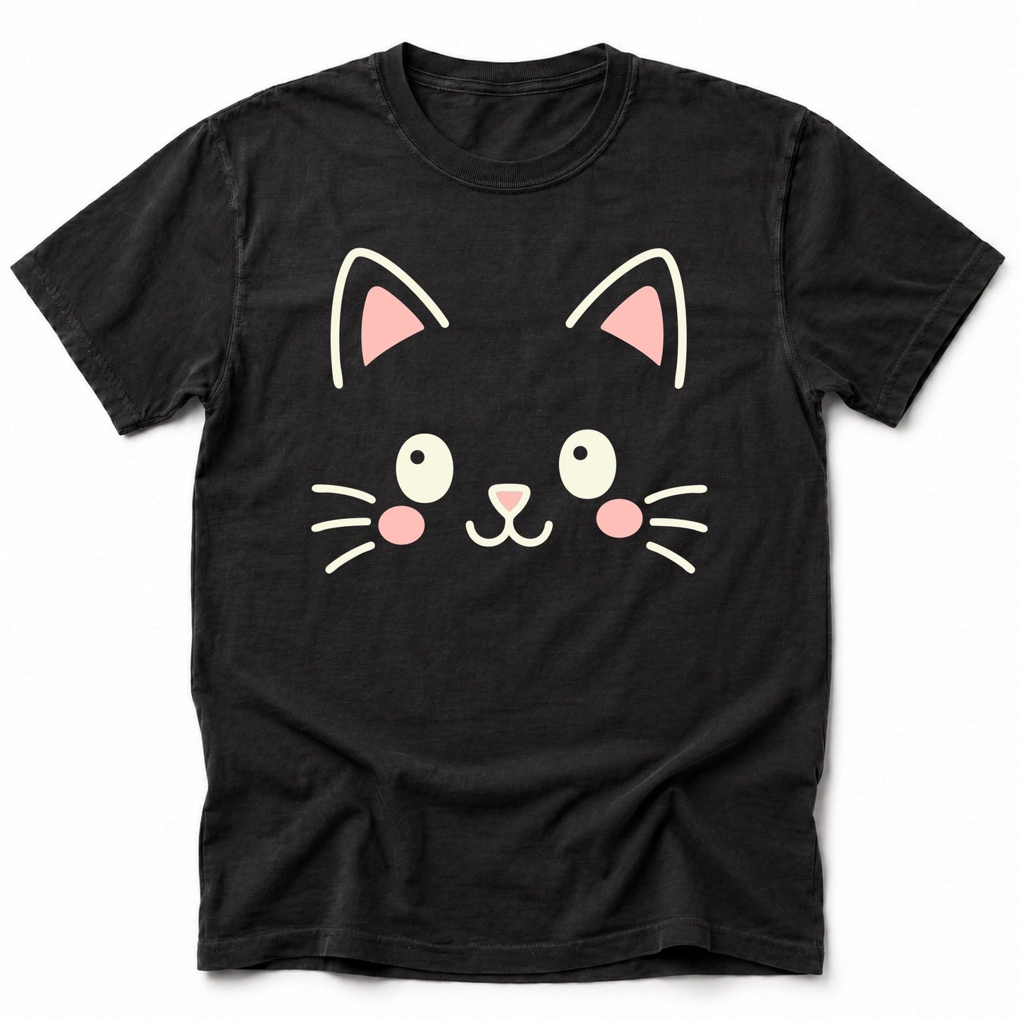Cutie Cat T-Shirt Black / S 10020573508738470796 T-Shirt