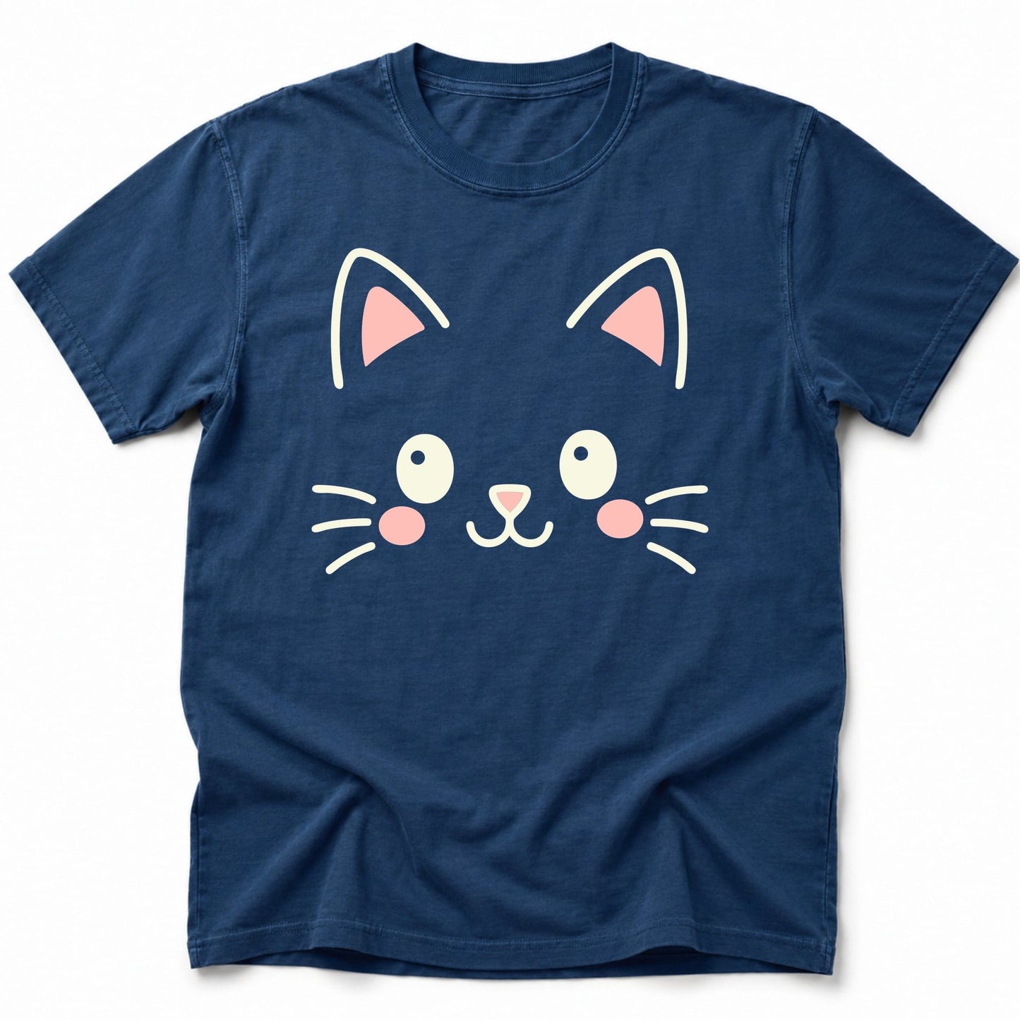 Cutie Cat T-Shirt Navy / S 20110967793264485542 T-Shirt