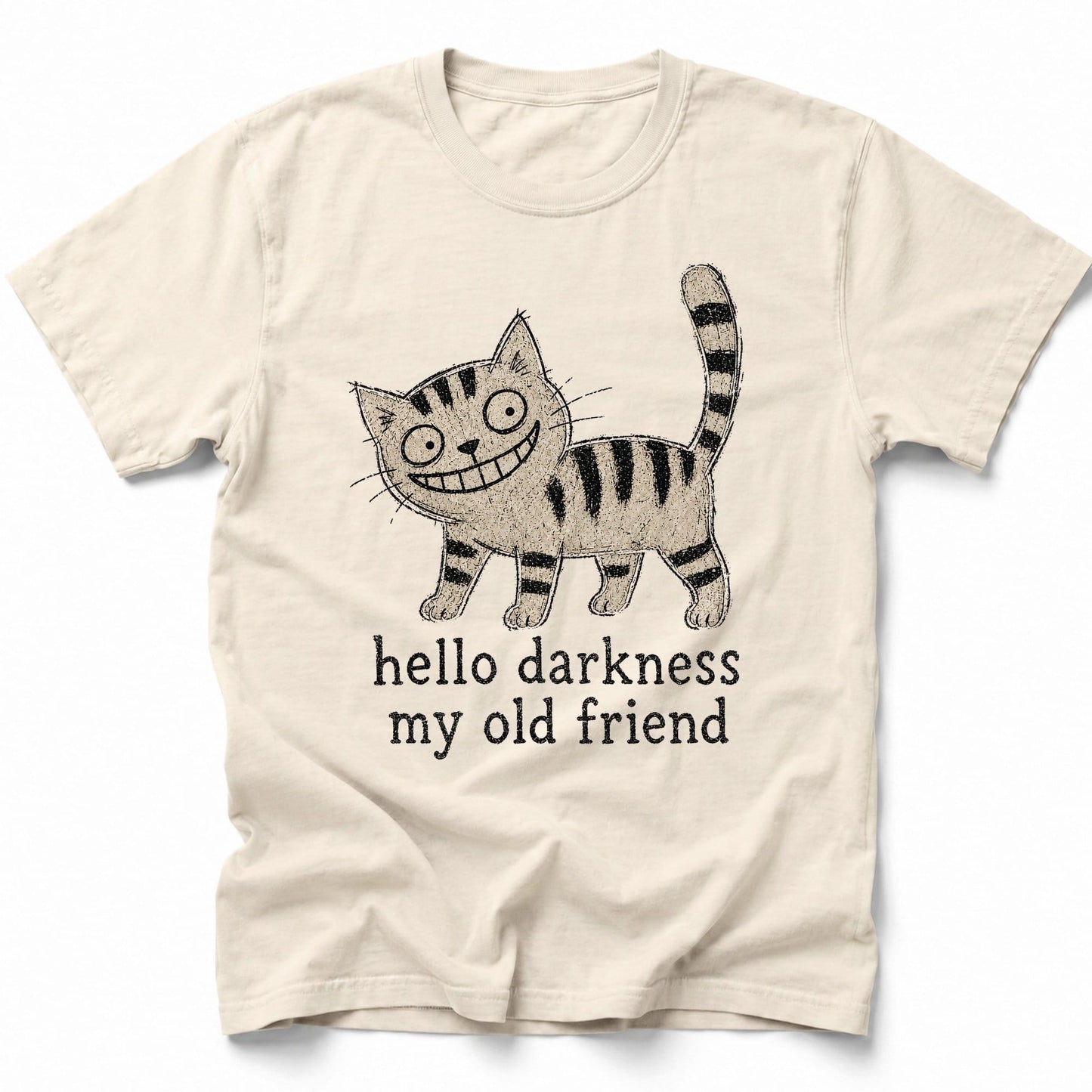 Darkness Grin T-Shirt Ivory / S 16813082959009235741 T-Shirt