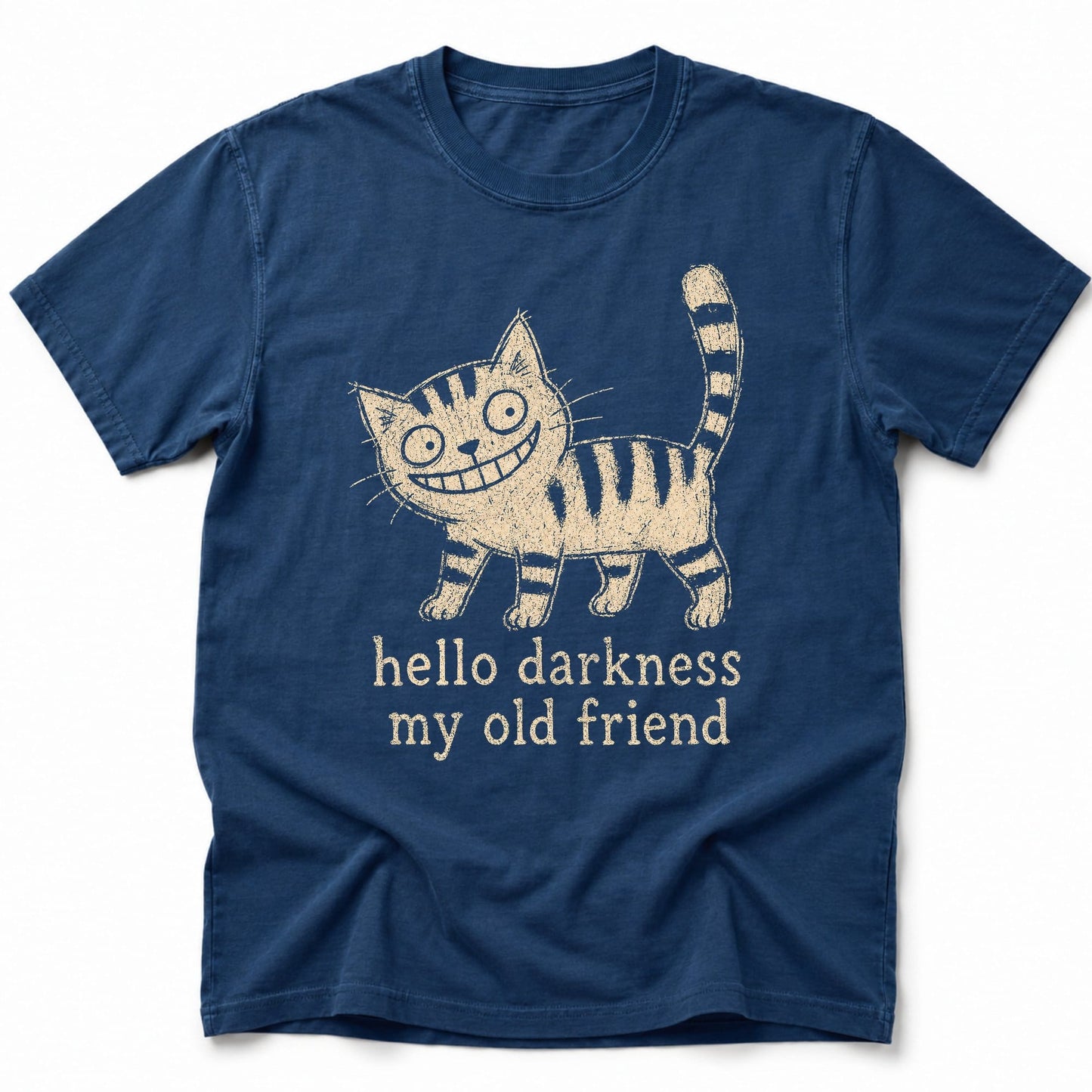 Darkness Grin T-Shirt Navy / S 43883412437186746379 T-Shirt