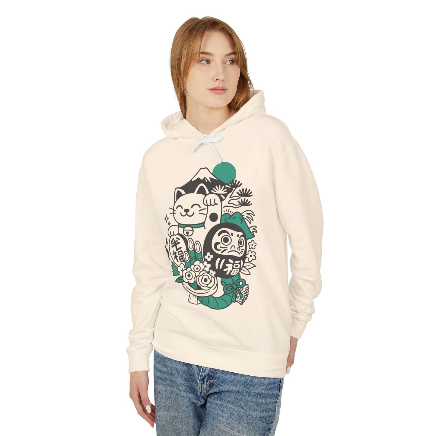 Daruma Neko Hoodie Hoodie