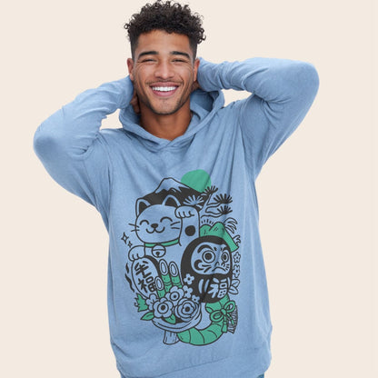 Daruma Neko Hoodie Hoodie