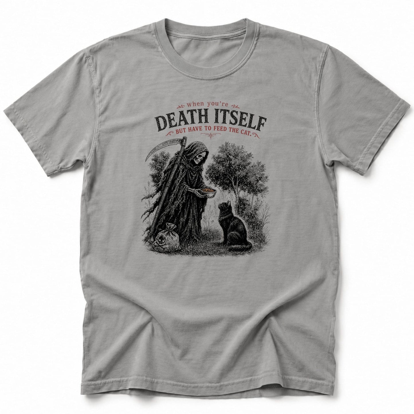 Death Itself T-Shirt Grey / S 62323858452906391437 T-Shirt