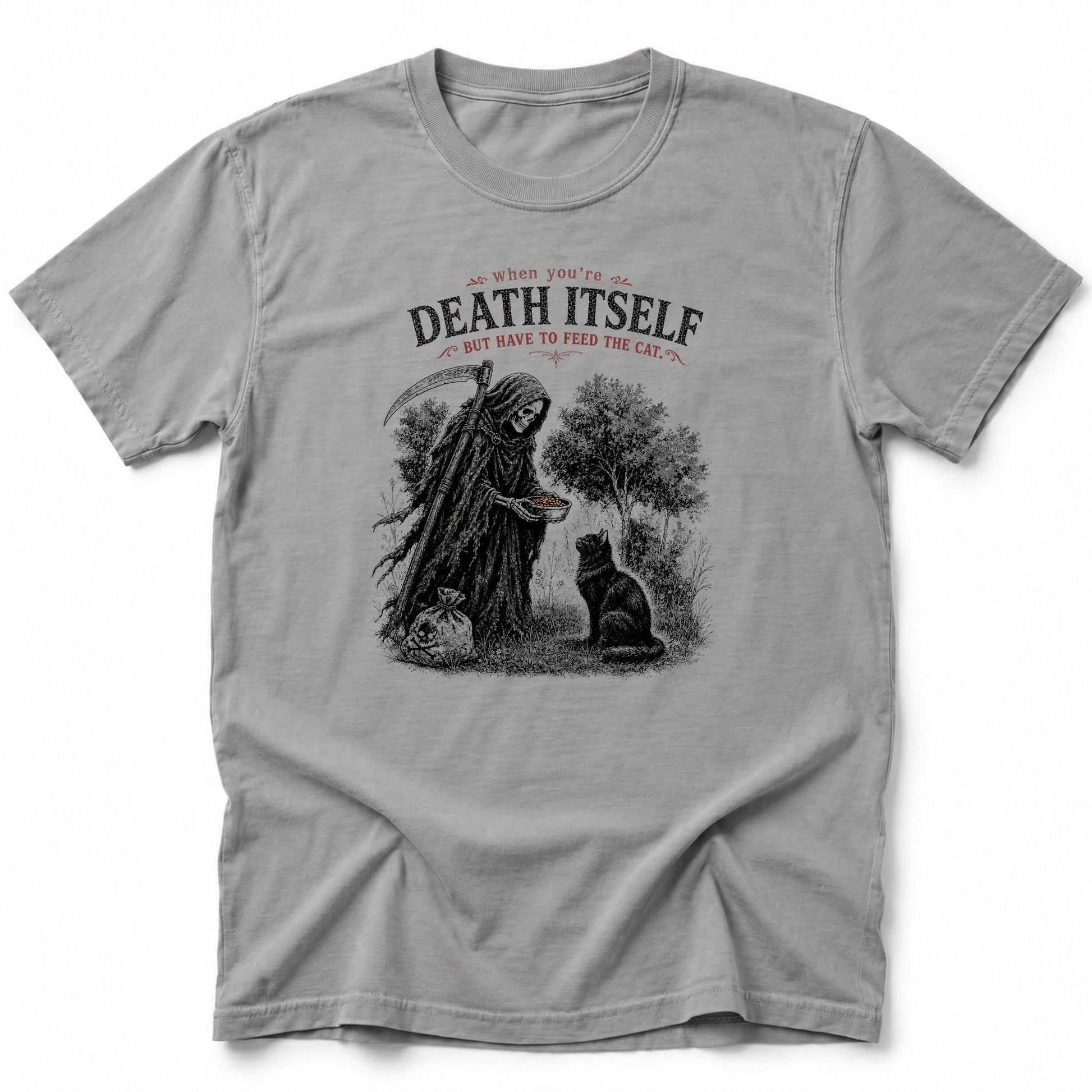 Death Itself T-Shirt Grey / S 62323858452906391437 T-Shirt