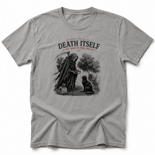 Death Itself T-Shirt Grey / S 62323858452906391437 T-Shirt