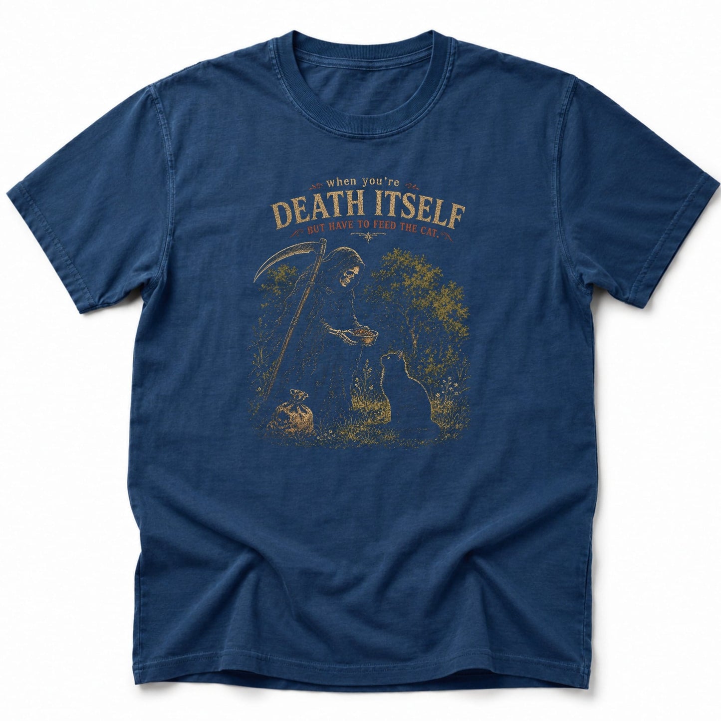 Death Itself T-Shirt Navy / S 25678431157693942299 T-Shirt