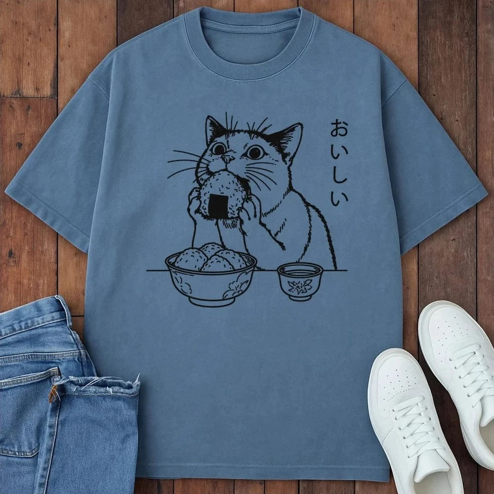 Delicious Onigiri T-Shirt Blue Jean / S 51351790686534669902 T-Shirt