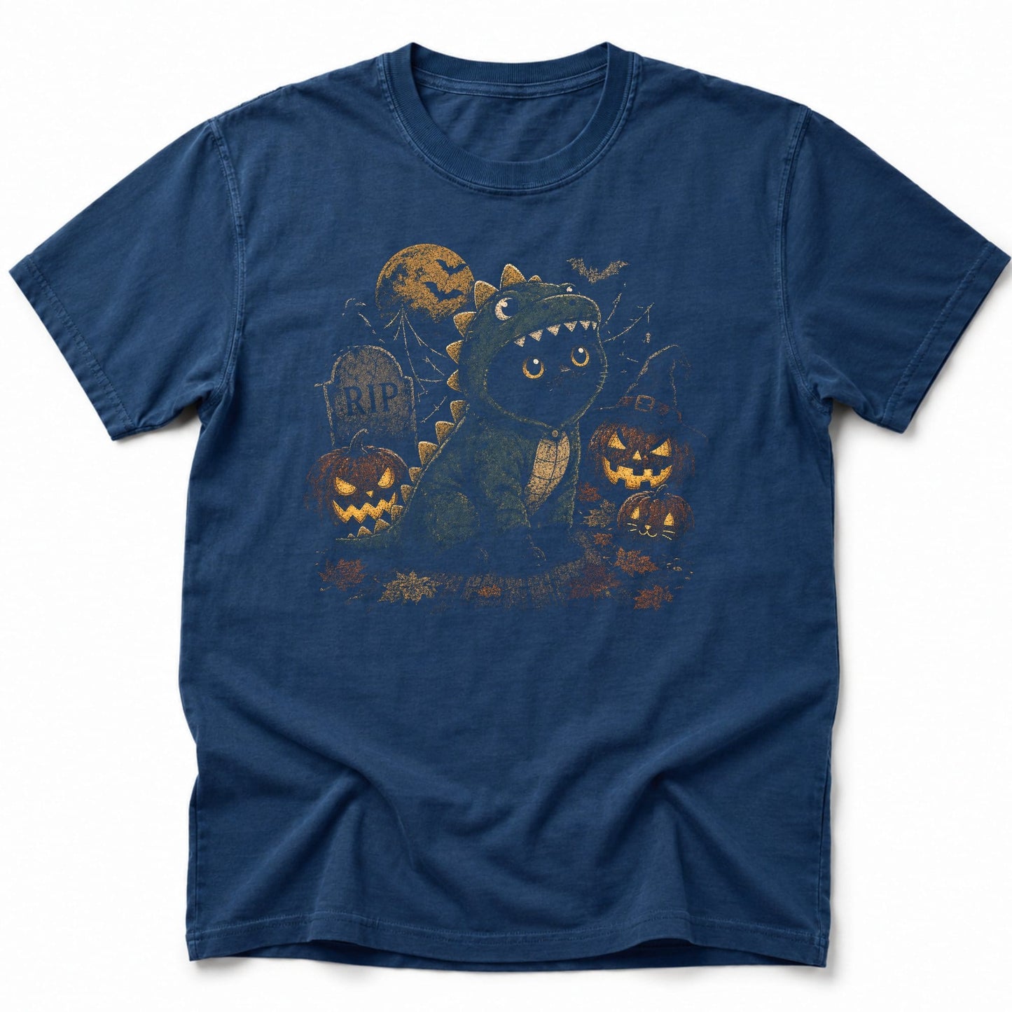 Dino Haunt T-Shirt Navy / S 15976834025938093811 T-Shirt