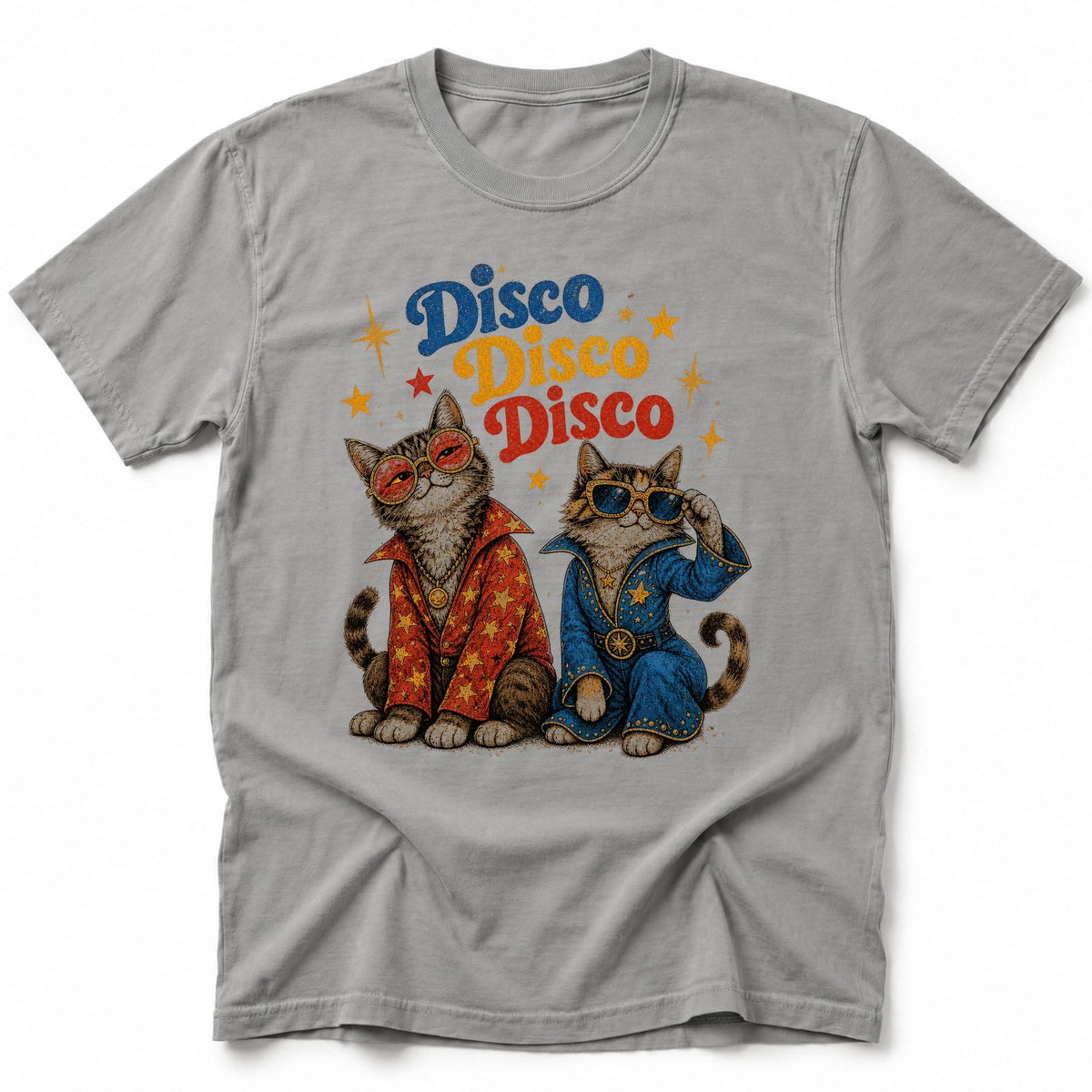 Disco Fever T-Shirt Grey / S 24097434315957928603 T-Shirt
