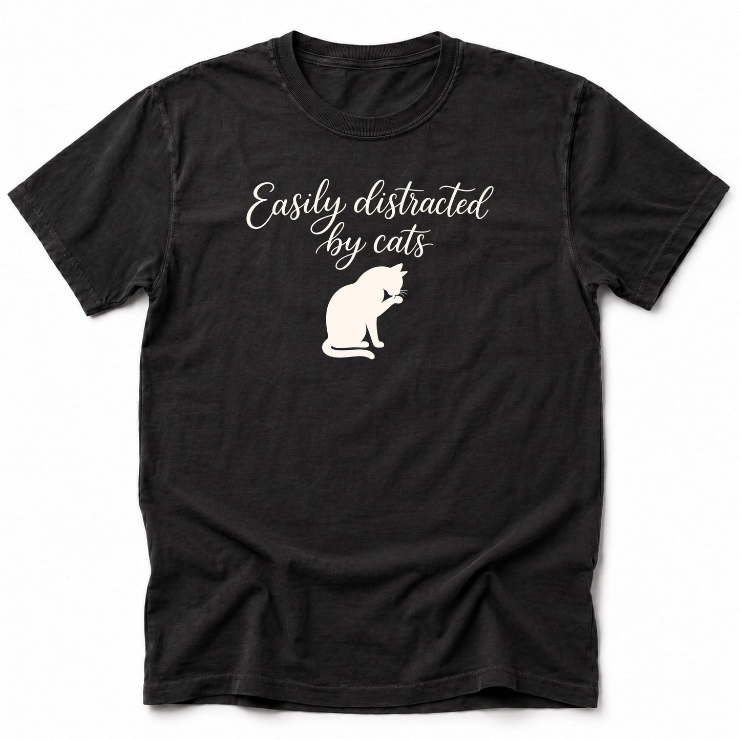 Distracted T-Shirt Black / S 23804973658665515682 T-Shirt