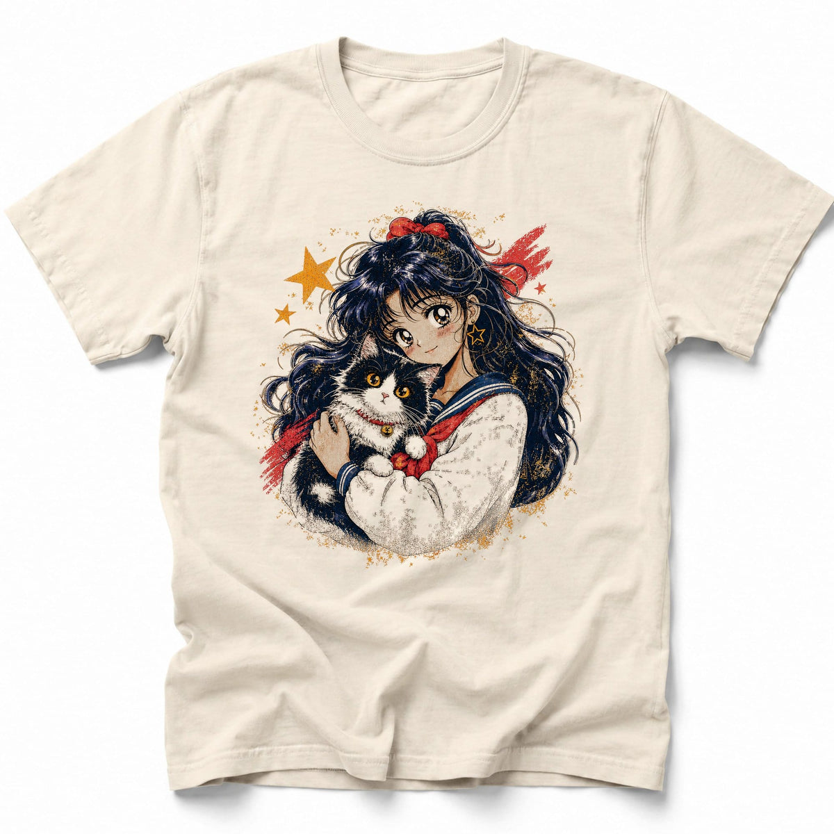 Dreamy Gaze T-Shirt Ivory / S 28127768543825578966 T-Shirt
