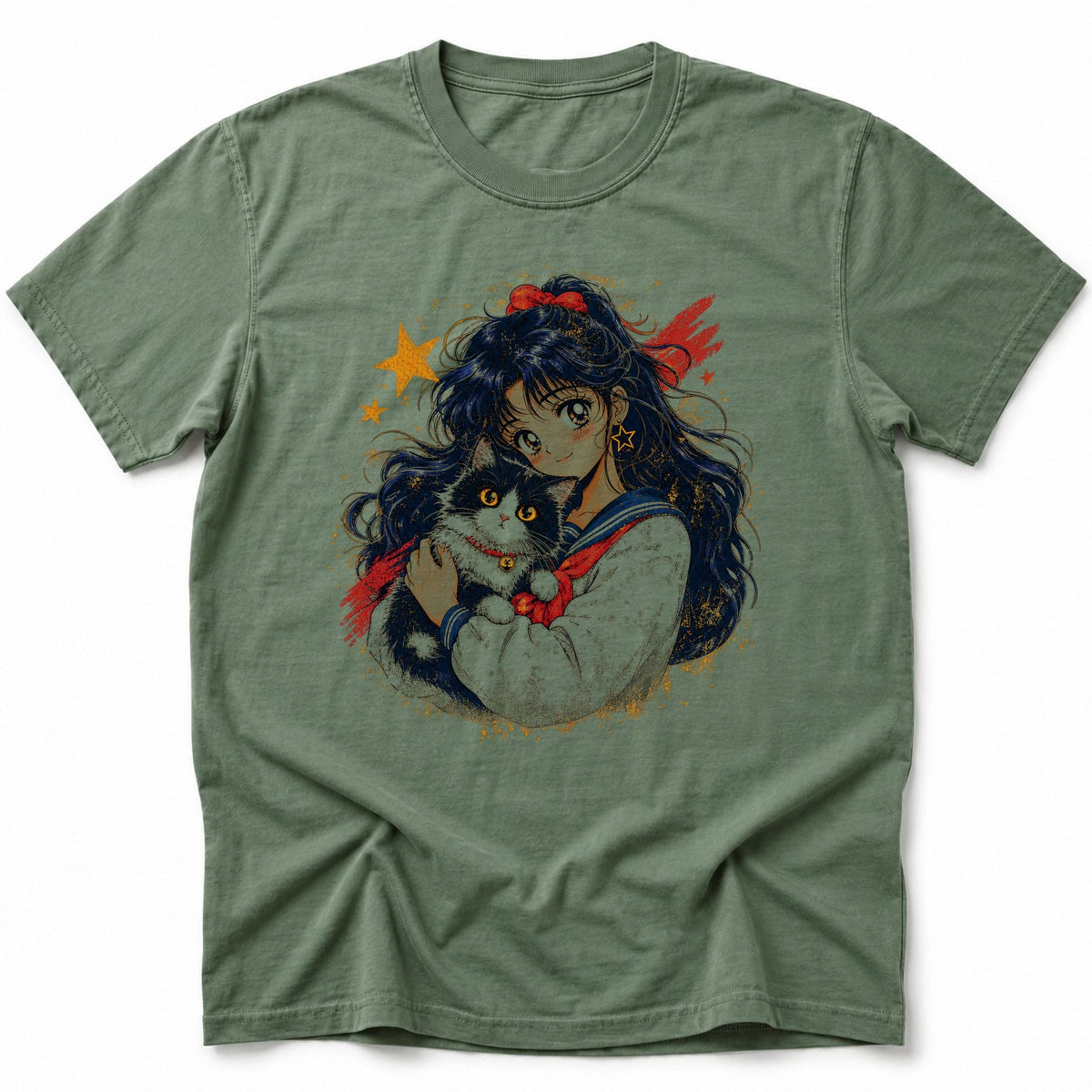 Dreamy Gaze T-Shirt Moss / S 79388166662776433940 T-Shirt