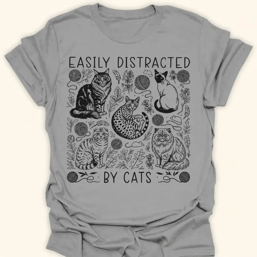 Easily Distracted Everyday Softstyle Tee Sport Grey / S 22484669089661016066 T-Shirt