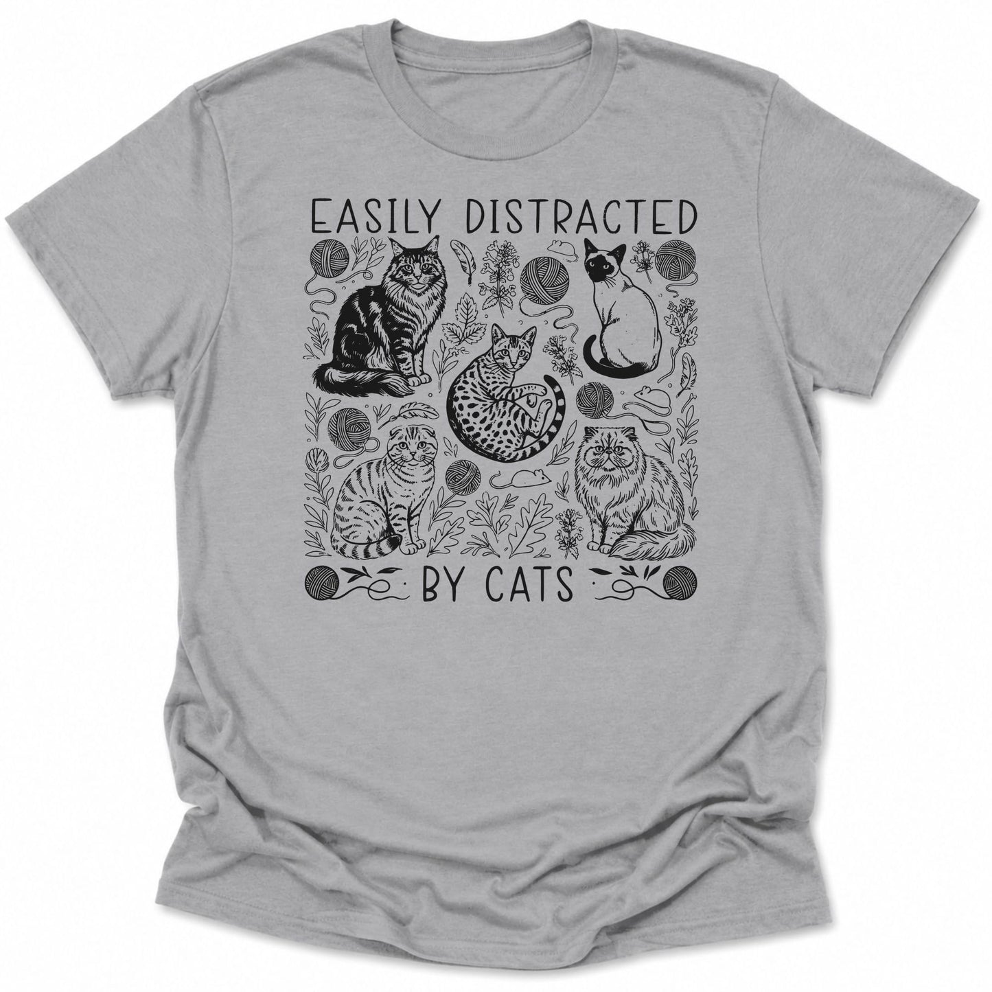 Easily Distracted Everyday Softstyle Tee Sport Grey / S 22484669089661016066 T-Shirt