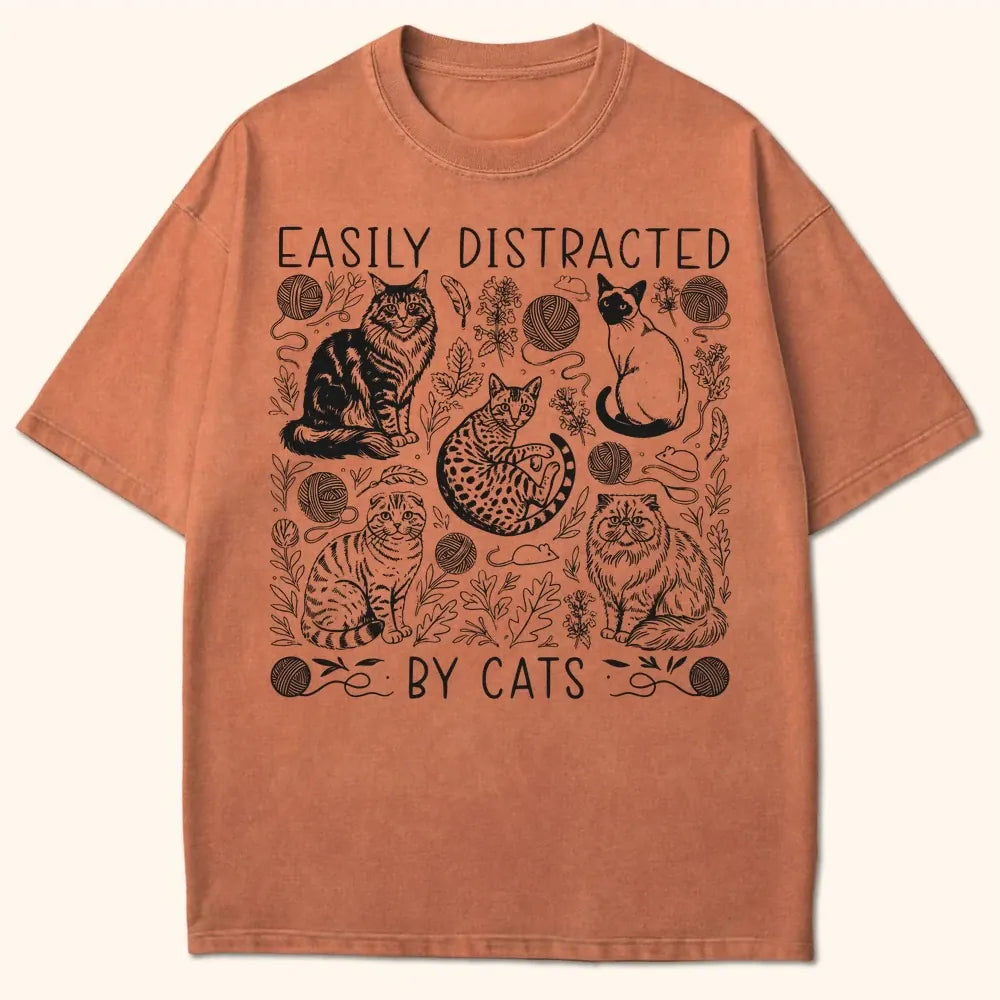 Easily Distracted T-Shirt Yam / S 15303678648049801325 T-Shirt