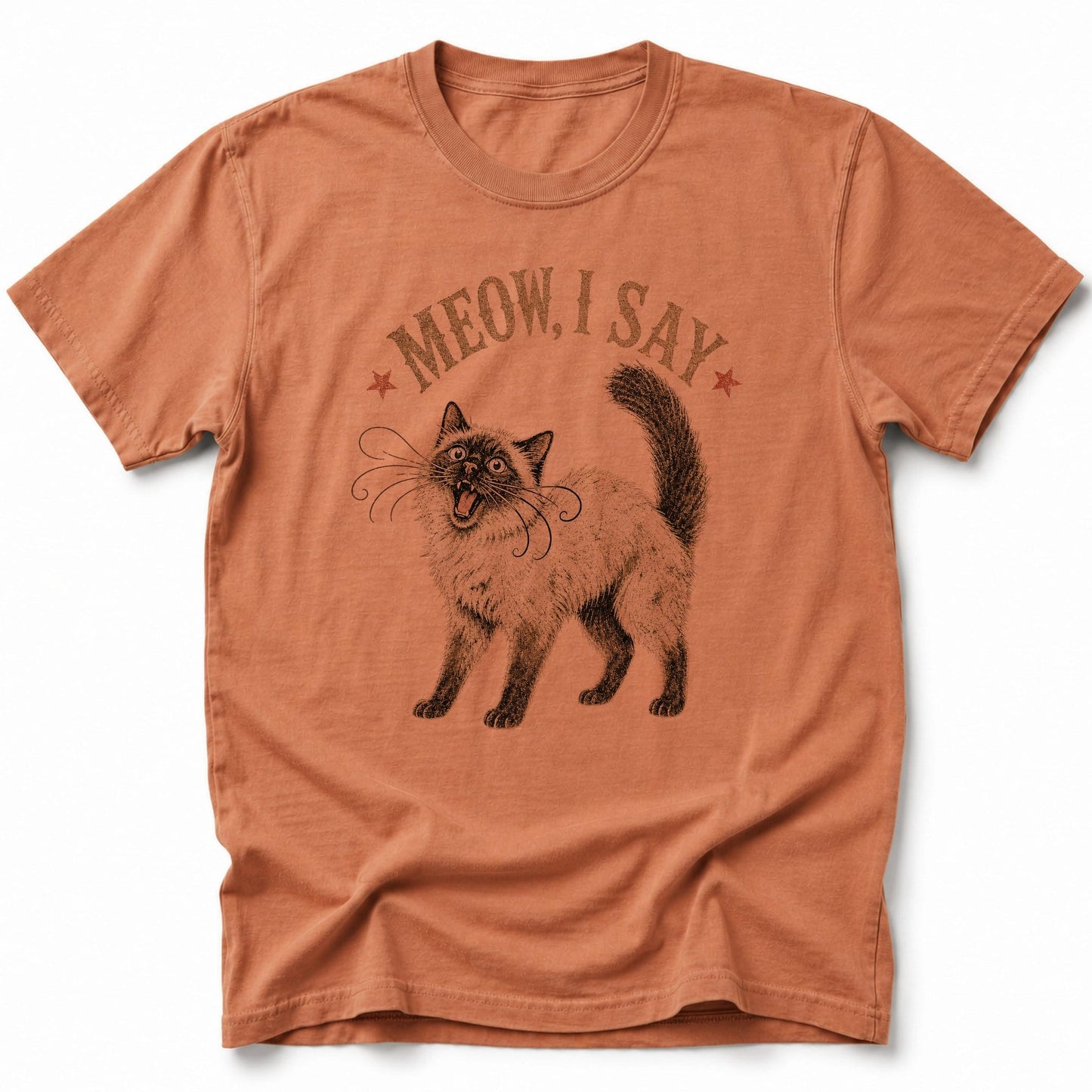 Elegant Meow T-Shirt Yam / S 20267459886129994749 T-Shirt
