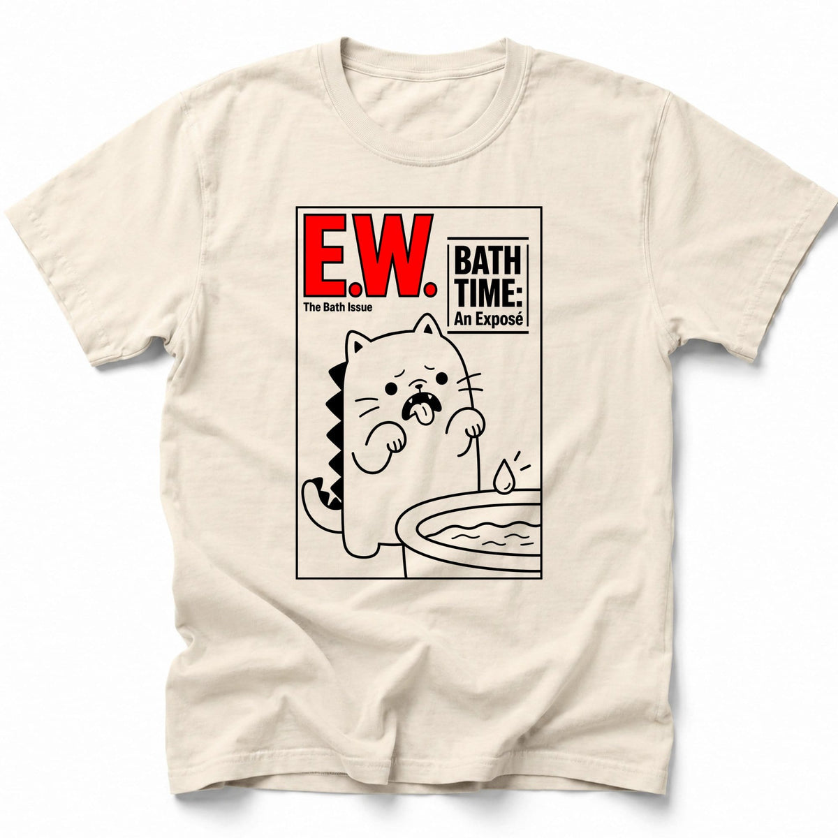 EW T-Shirt Ivory / S 10217216197400303292 T-Shirt