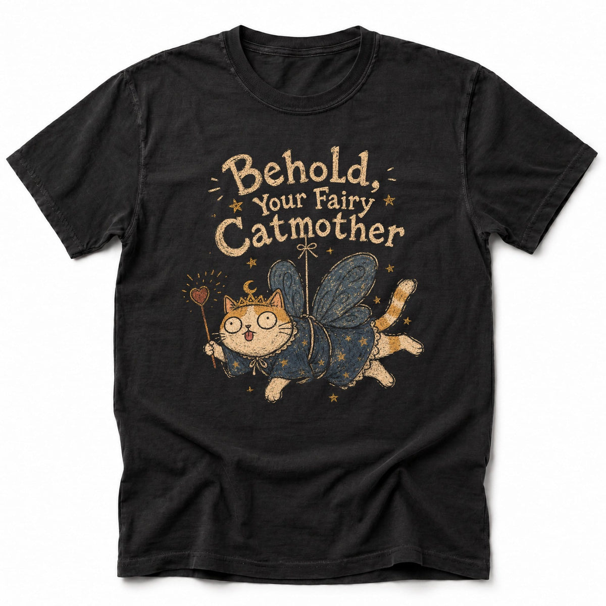 Fairy Catmother T-Shirt Black / S 14394067860206947485 T-Shirt