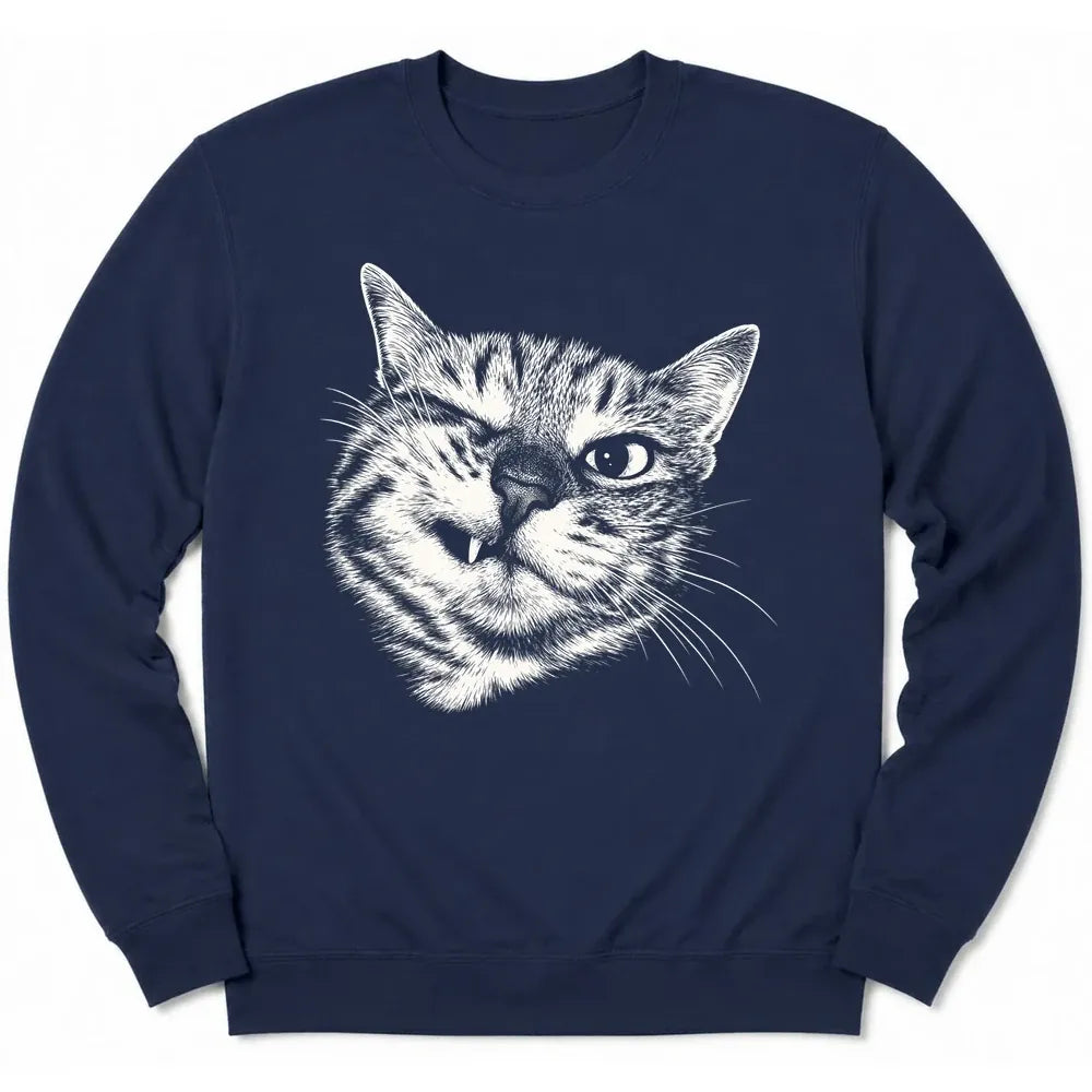 Fang Out Sweatshirt Navy / S 30037200164605799570 Sweatshirt