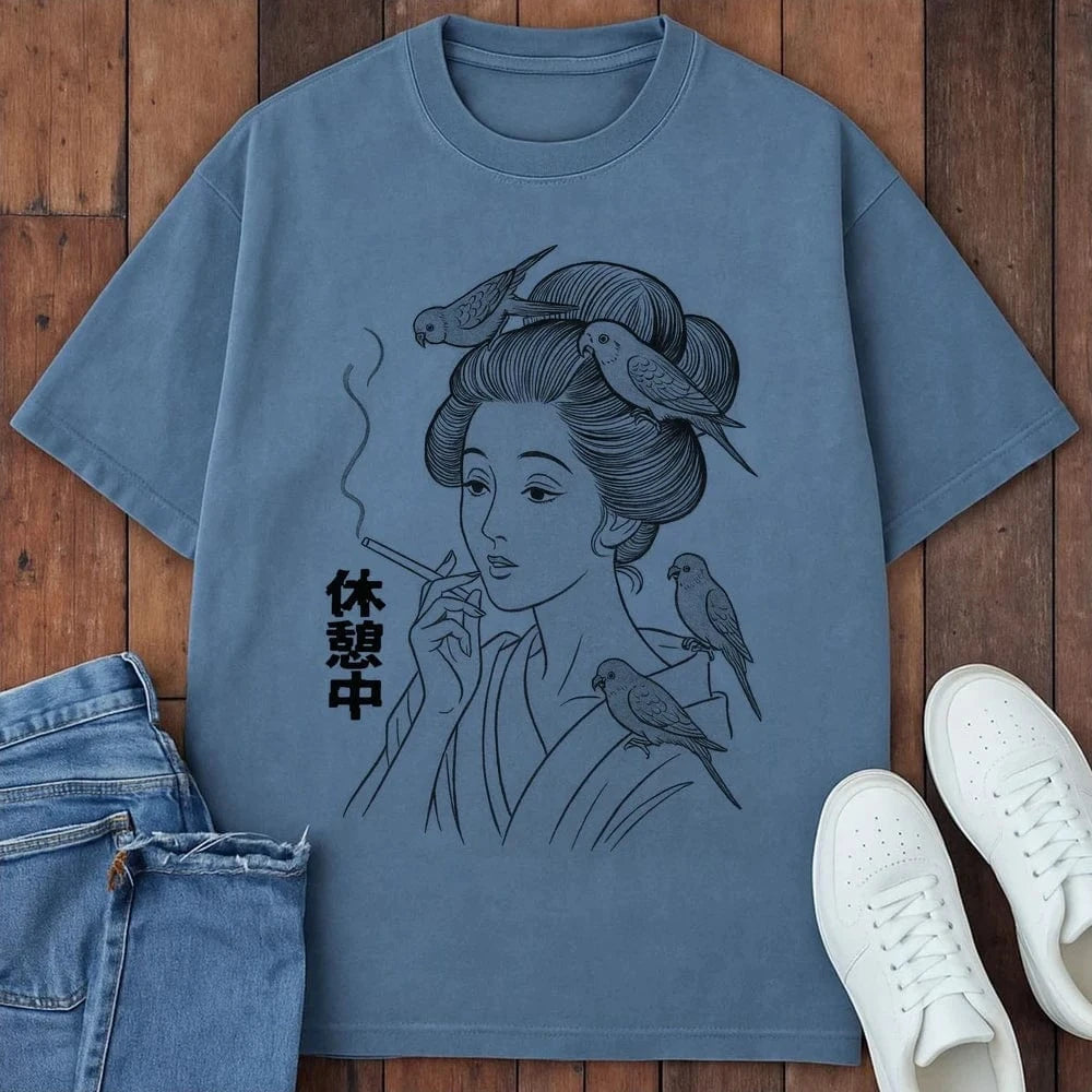 Feathered Vice T-Shirt Blue Jean / S 96301288676425145842 T-Shirt