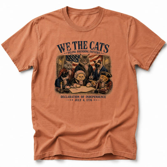 Feline Founding Fathers T-Shirt Yam / S 10718769217300335645 T-Shirt