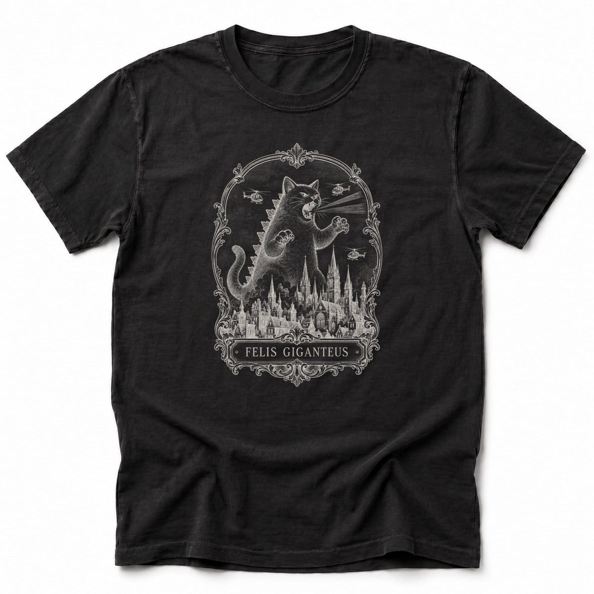 Felis Giganteus T-Shirt Black / S 93996632116185923355 T-Shirt