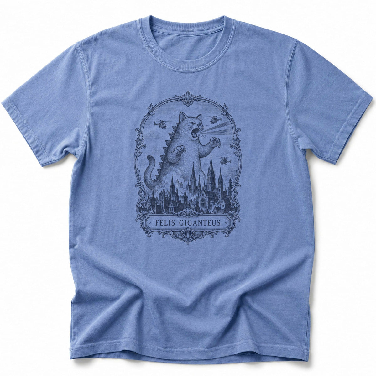 Felis Giganteus T-Shirt Blue Jean / S 33287589767886589920 T-Shirt