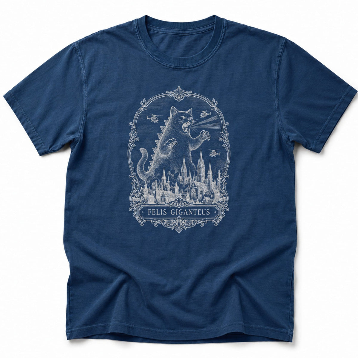 Felis Giganteus T-Shirt Navy / S 29832000727903122538 T-Shirt