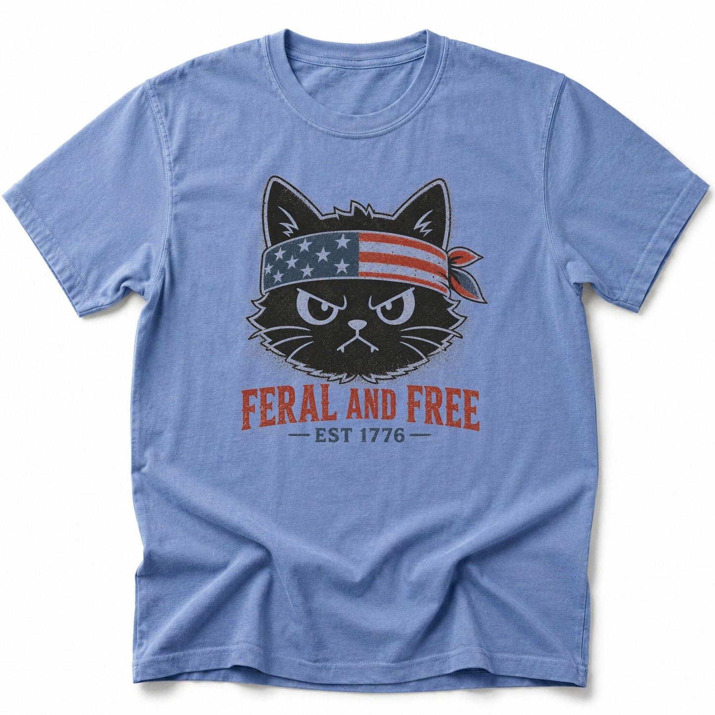 Feral and Free 1776 T-Shirt Blue Jean / S 10073950886025428499 T-Shirt