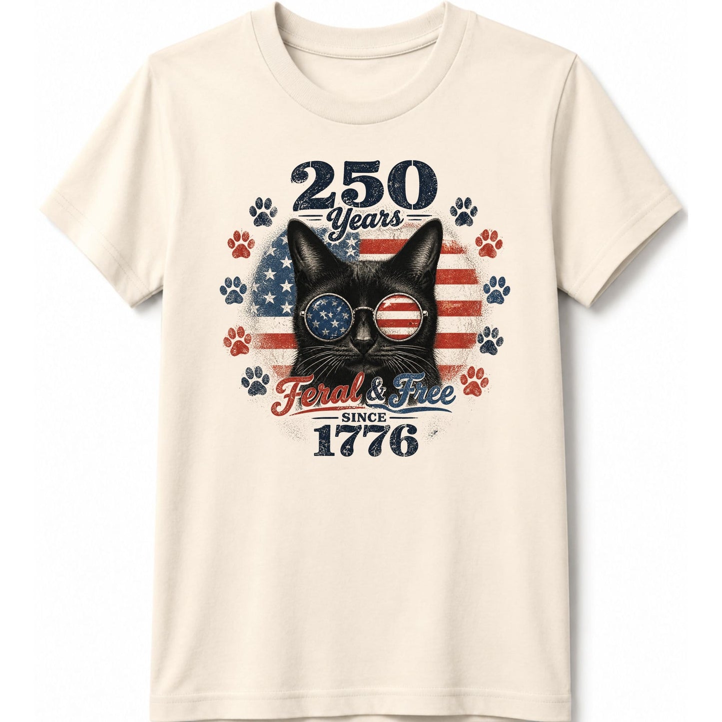 Feral and Free Kids Tee S / Natural 22050583983666006482 Kids clothes