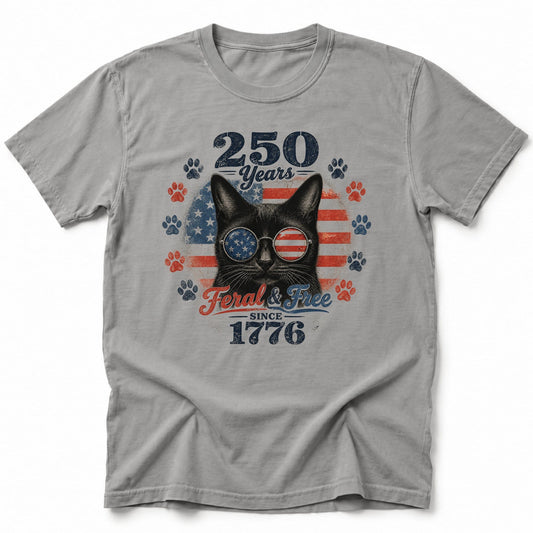 Feral and Free T-Shirt Grey / S 13499091380361989142 T-Shirt