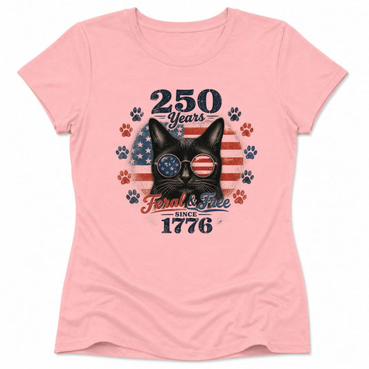 Feral and Free Womens Tee S / Pink 49489152907954890128 T-Shirt