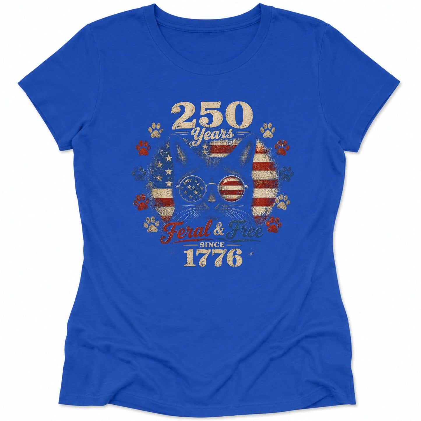 Feral and Free Womens Tee S / True Royal 23479442574242201990 T-Shirt