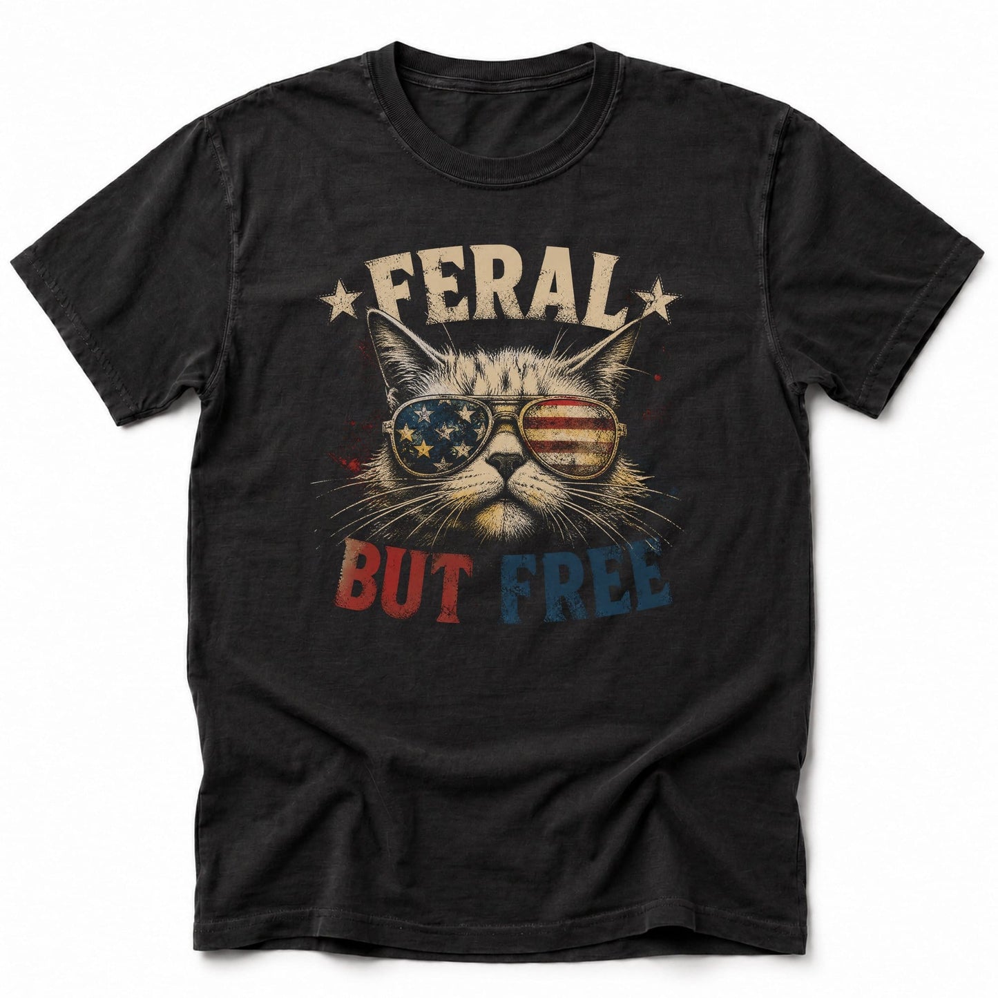 Feral But Free T-Shirt Black / S 13145621089896791551 T-Shirt