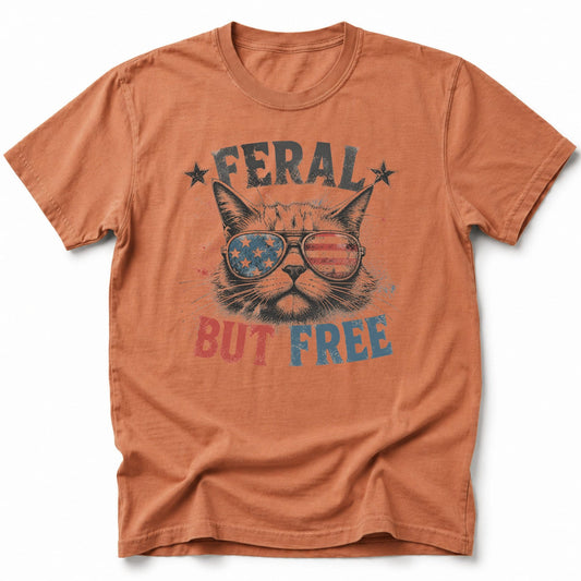 Feral But Free T-Shirt Yam / S 28317176112520012872 T-Shirt