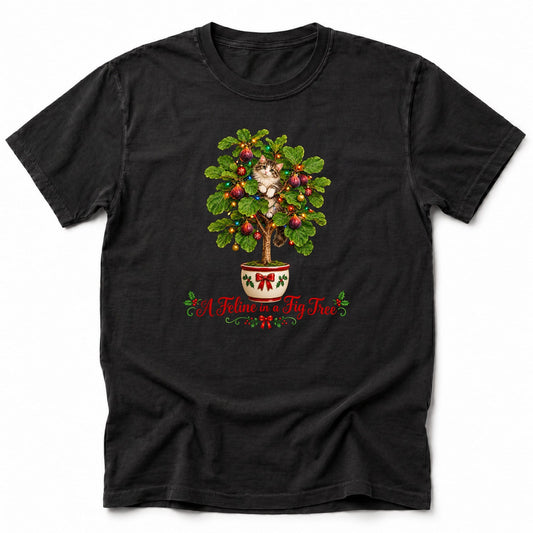 Fig Tree T-Shirt Black / S 62599379675651875204 T-Shirt