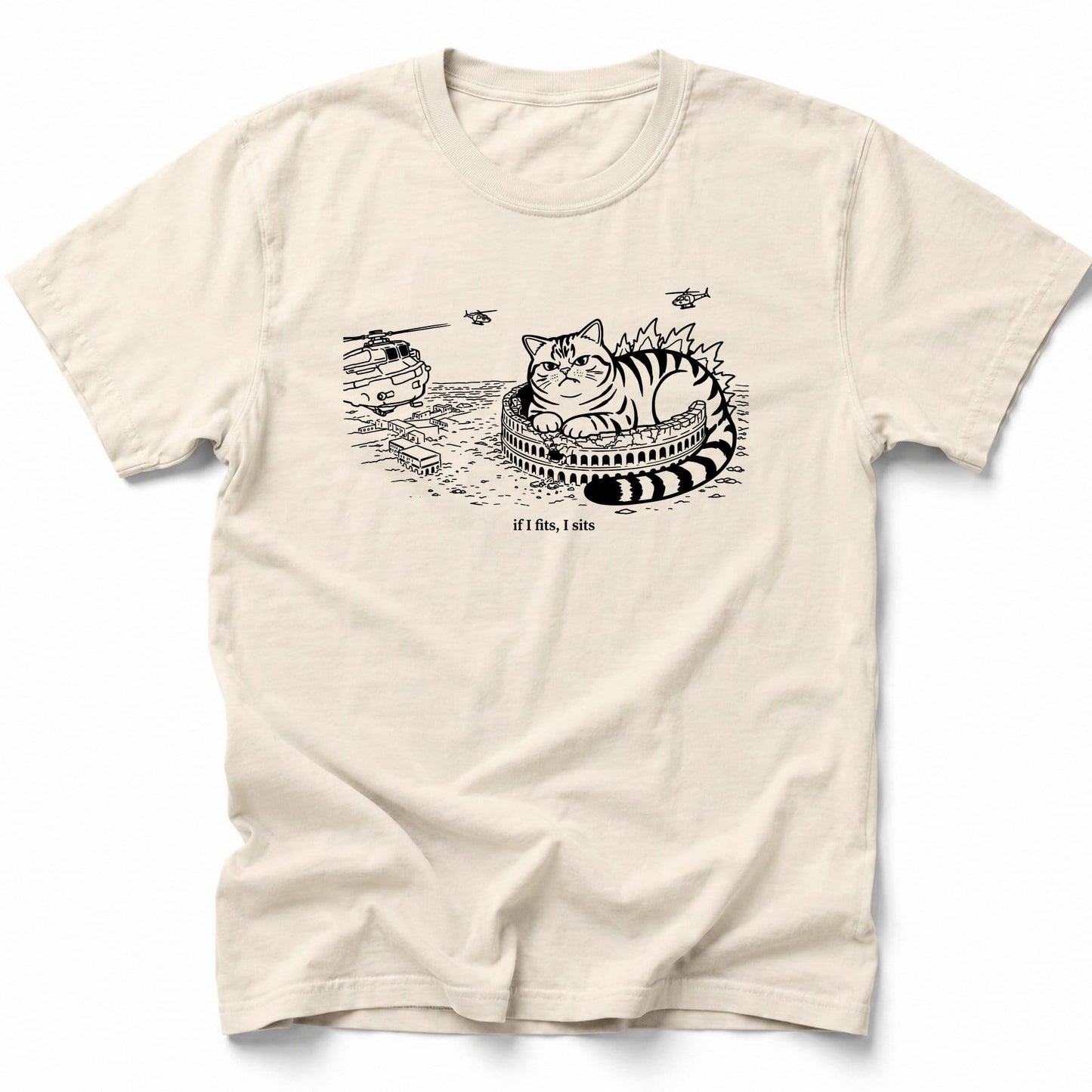 Fits And Sits T-Shirt Ivory / S 19258051304091728261 T-Shirt