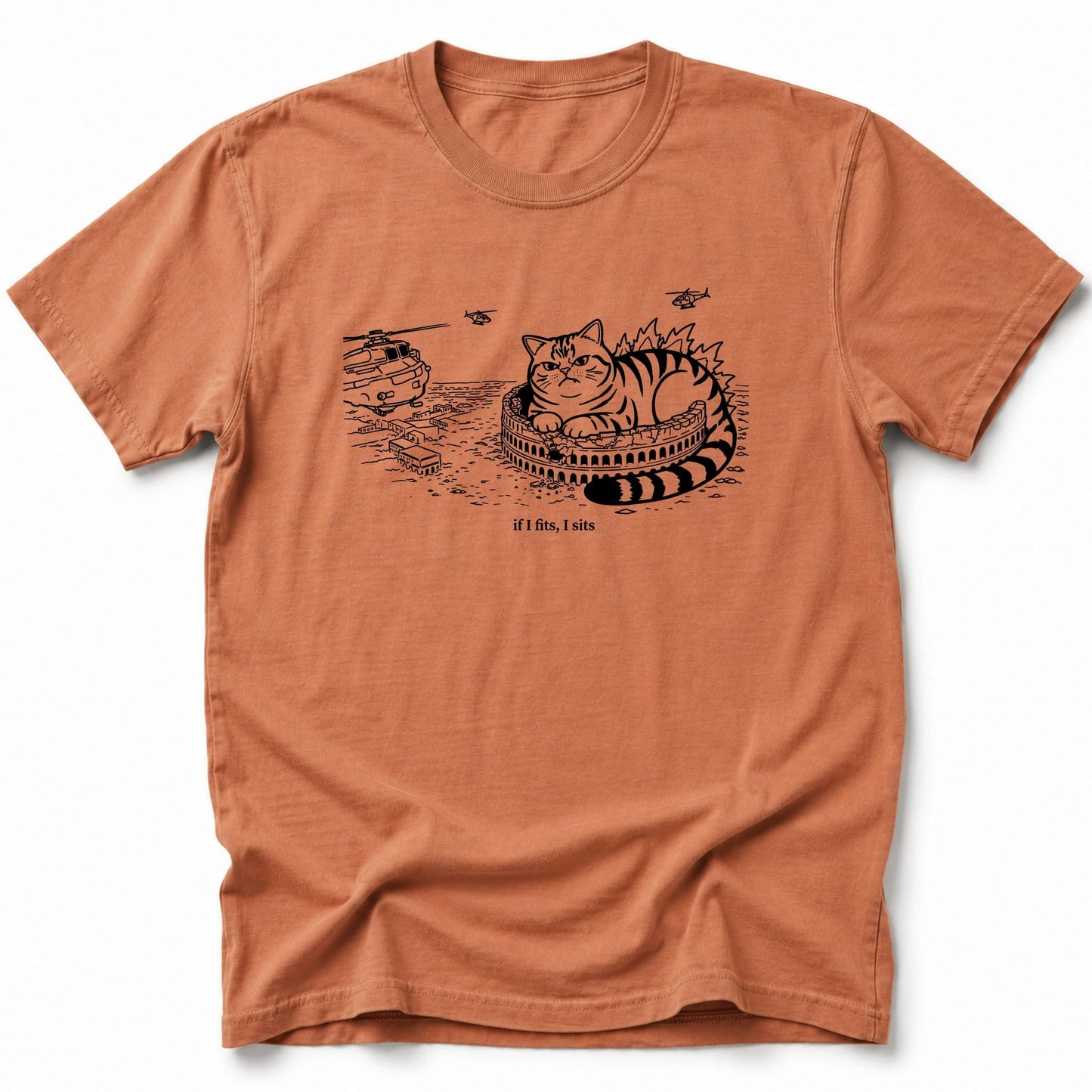 Fits And Sits T-Shirt Yam / S 17803672215823048398 T-Shirt