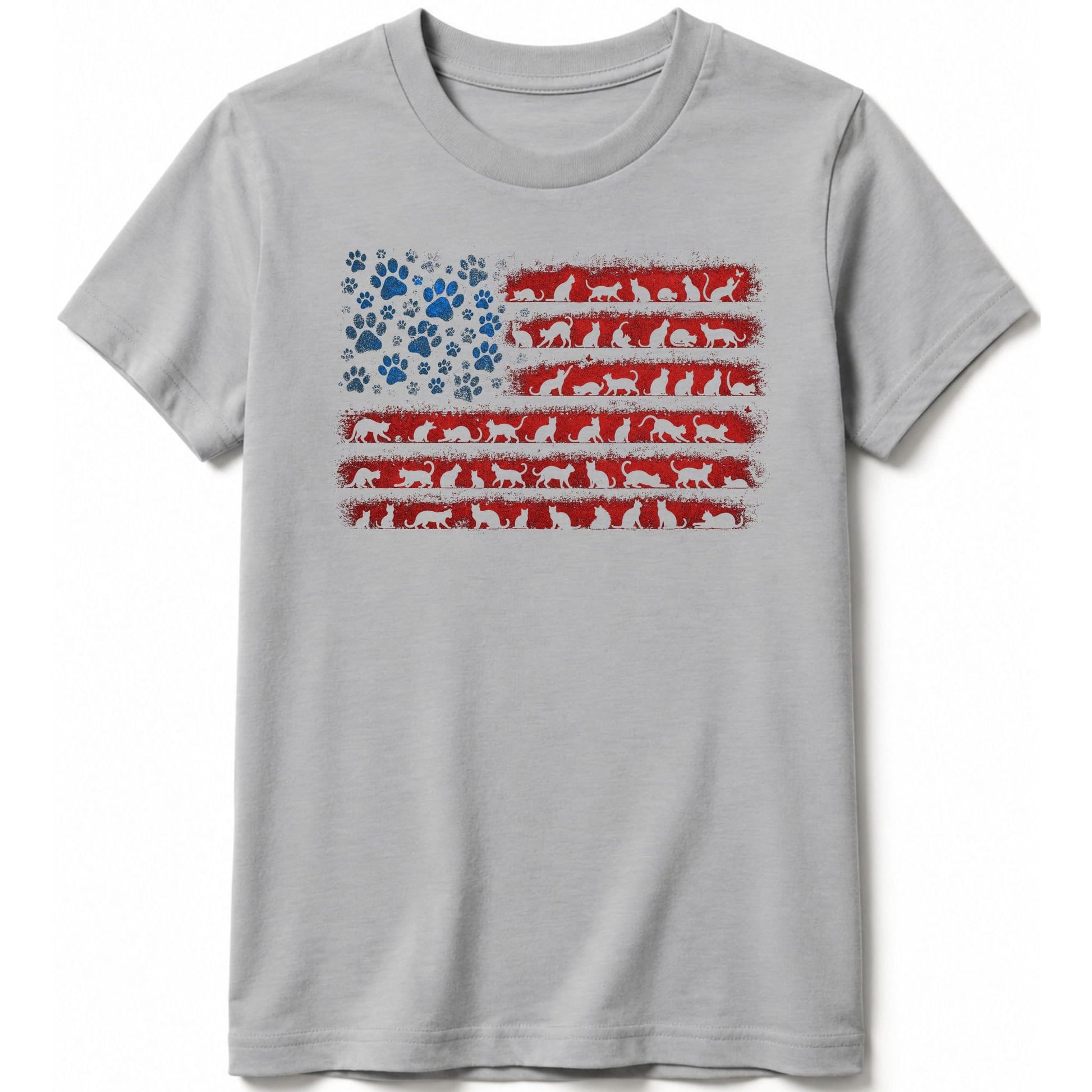 Flag of Ameowica Kids Tee S / Athletic Heather 19707474124282119164 Kids clothes